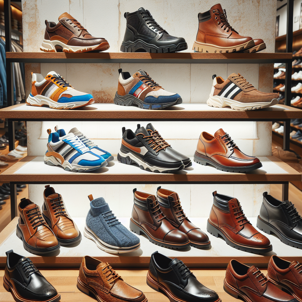 Colección de zapatos para hombre